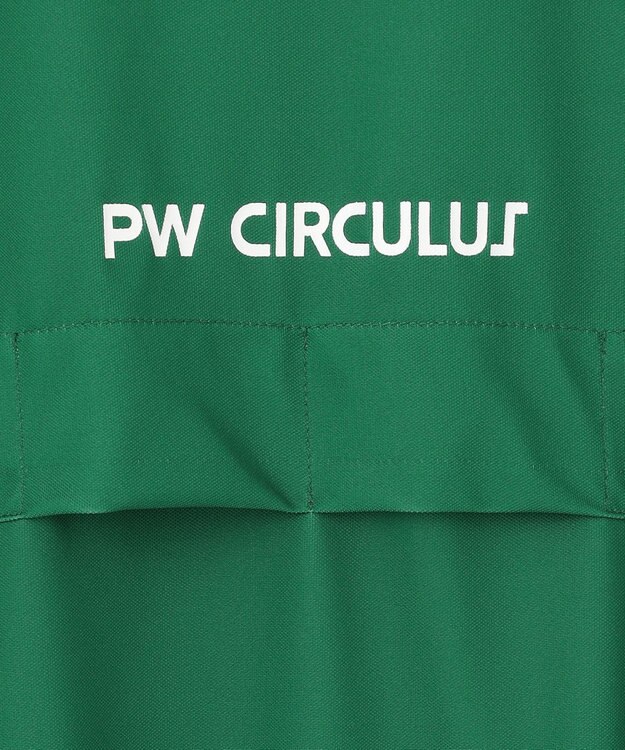 PW CIRCULUS 【吸水速乾 / 伸縮性抜群】【WOMEN】筆記体ロゴ COOLベンチレーションモック T グリーン系