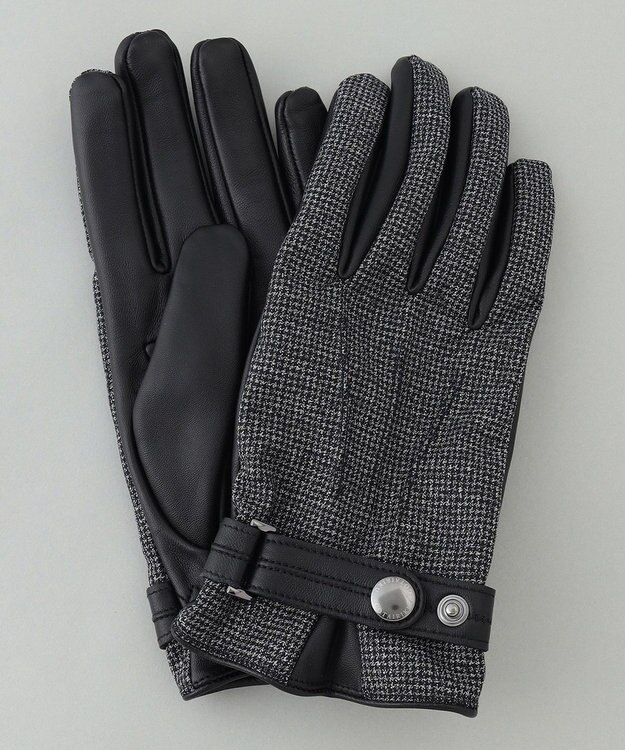 GOTAIRIKU 【スマホ対応】CANONICO×シープレザーコンビグローブ グレー系4