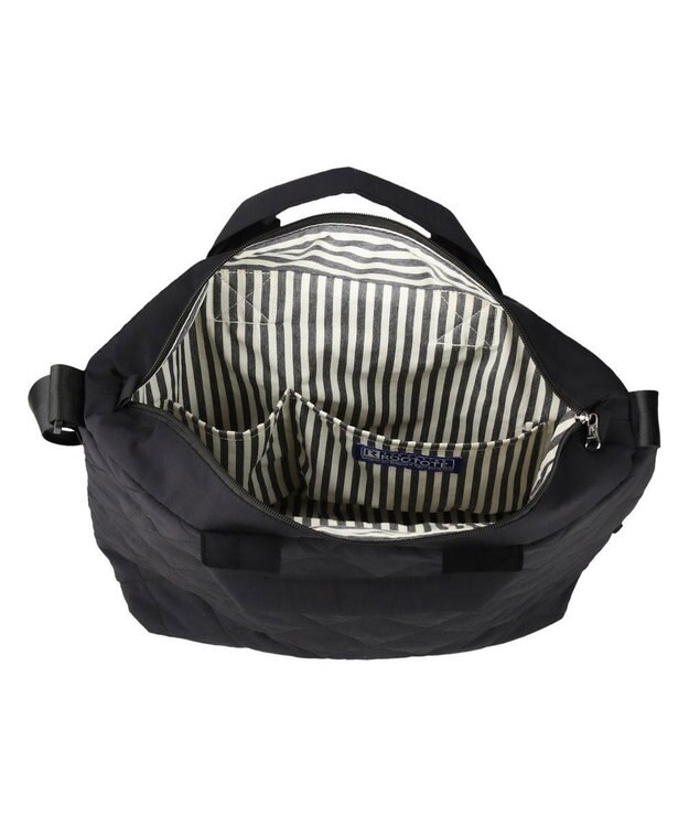 ROOTOTE 1265【撥水加工】SN.ミディアム2way.ダイヤキルト-F 01：ブラック