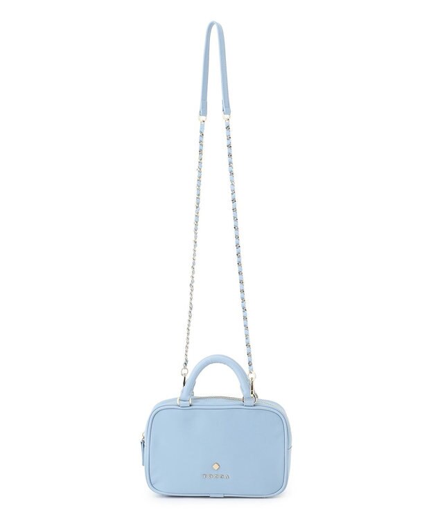 TOCCA 【撥水】WITH CLARISSE 2WAY NYLONBAG ミニボストンバッグ ブルー系