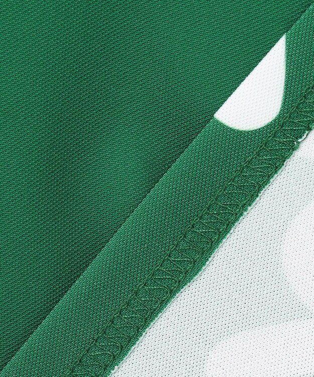 PW CIRCULUS 【吸水速乾 / 伸縮性抜群】【WOMEN】筆記体ロゴ COOLベンチレーションモック T グリーン系