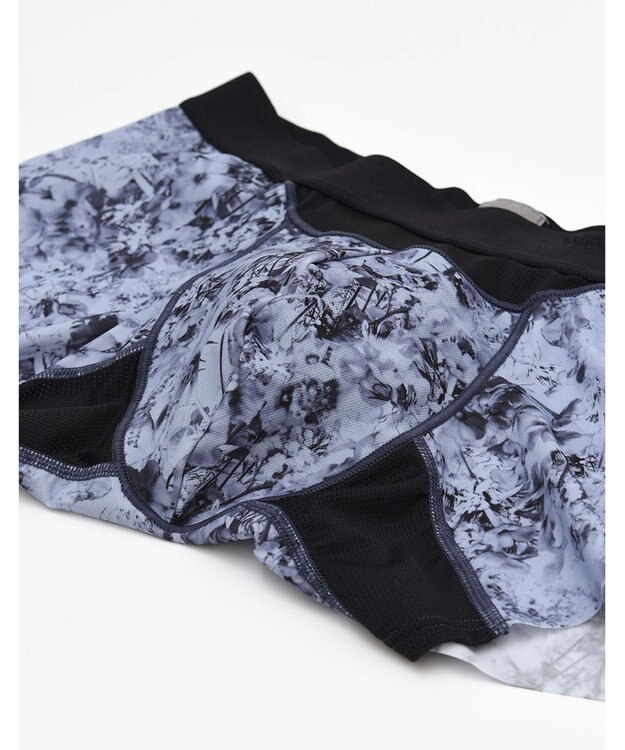 WACOAL MEN WACOAL MEN 【ダブルエアスルーパンツ】 ボクサーパンツ 風が通ってムレ軽減。 フロント快適グラマラス フリーなカッティング(裾部分) 前閉じ 下着 メンズ WT3323 /ワコールメン ブラック