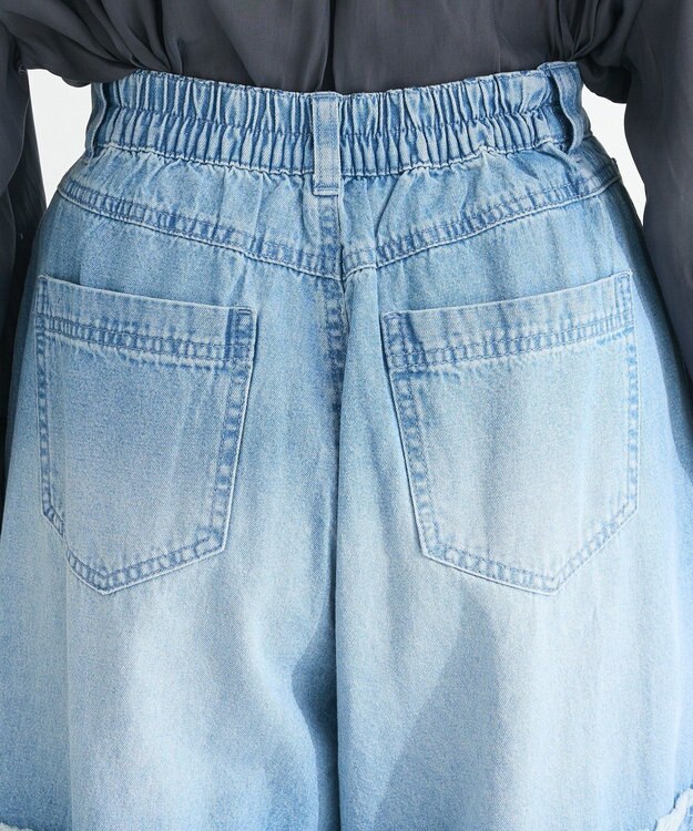 Green Parks ・ＳＵＧＡＲ　ＳＰＯＯＮ　ティアードデニムパンツ Indigo