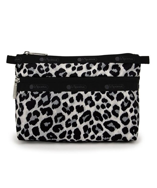 LeSportsac COSMETIC CLUTCH/ニュートラルレオパード ニュートラルレオパード