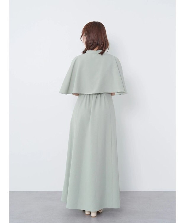 earth music&ecology ＳＥＴ２点ケープ＋キャミワンピース Black