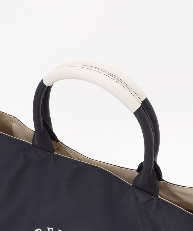 J.PRESS LADIES 【リバーシブル】ナイロン トート ネイビー系