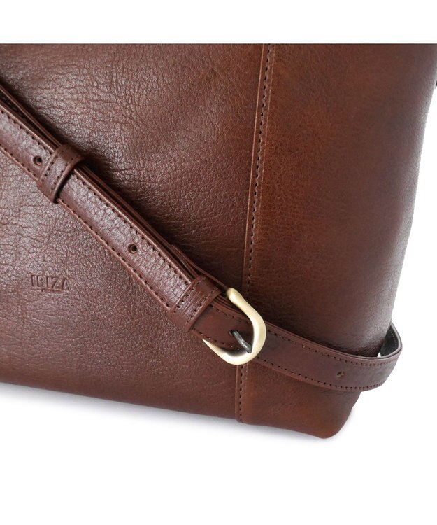 IBIZA カンビアール　牛革　2WAYバッグ 濃茶