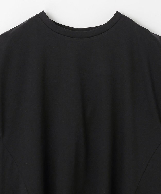 ANY L シルケットスムースチュニック ブラック