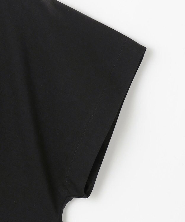 ANY L シルケットスムースチュニック ブラック