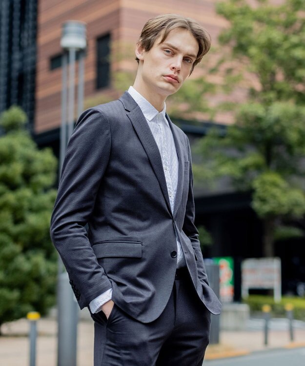 JOSEPH HOMME エアジャガードジャージー　カットソージャケット グレー系