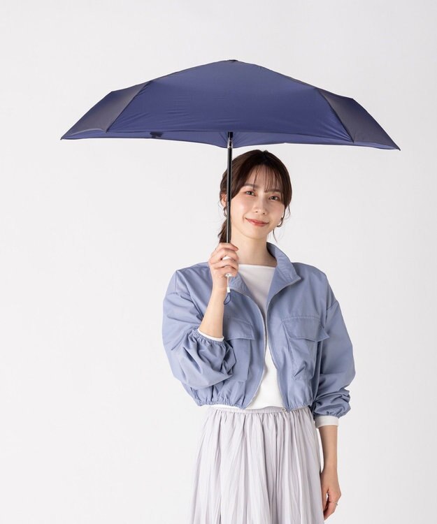 MOONBAT Magical tech(マジカルテック) 超軽量 自動開閉傘 163g 52cm UV ネイビーブルー