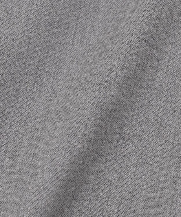 23区 L 【エステータ】ウールシルクギャバジン ランダムヘム ワンピース ライトグレー系