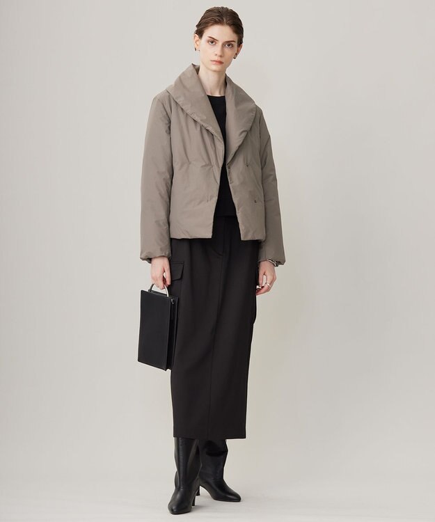 ICB 【CLASSY.1月号掲載】ADSダウン ショートコート ドーングレー系