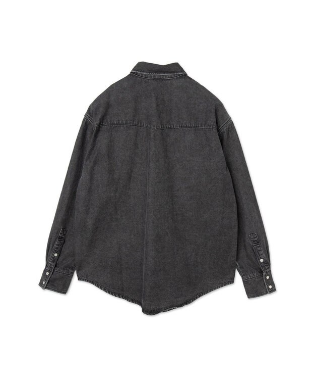 WEGO デニムウエスタンシャツ（LS） デニムブラックソノタ