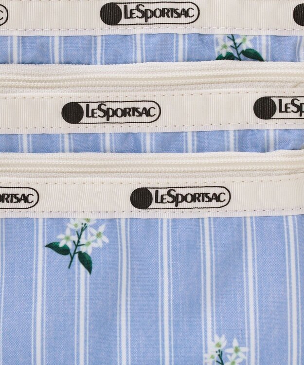 LeSportsac 3ZIP COSMETIC/ジャスミンストライプ ジャスミンストライプ