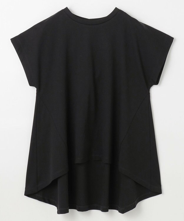 ANY シルケットスムースチュニック ブラック