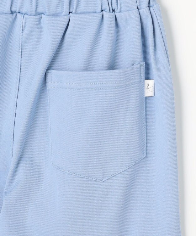 組曲 KIDS 【150-160㎝】ティアードデニムパンツ サックスブルー