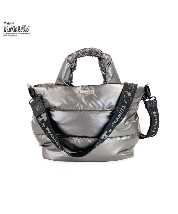 ROOTOTE 0695【直営店限定：スヌーピー】IP.WR.ストラップ.ピーナッツ-RTG 01：ブラック