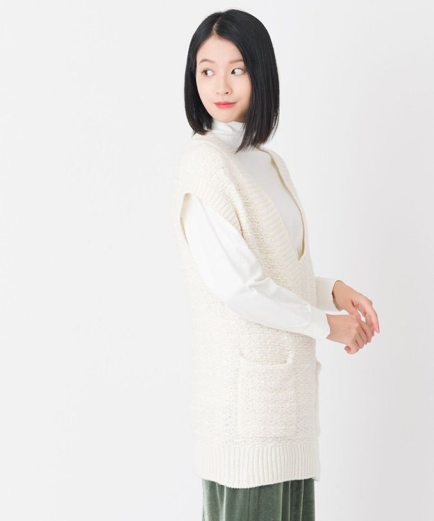 ONWARD Reuse Park 【23区】ベスト秋冬 オフホワイト