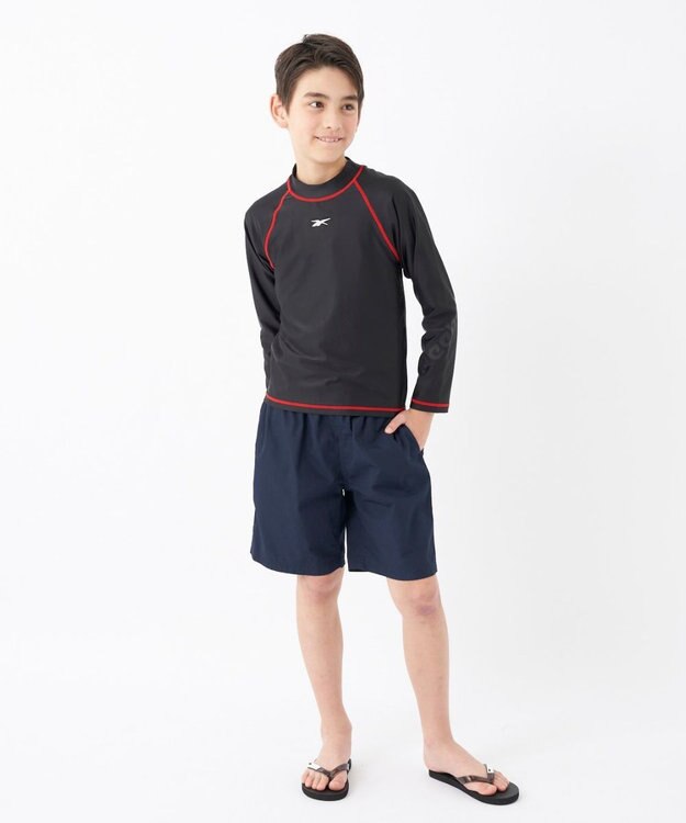 OP／FILA 【Reebok】長袖ラッシュガード ブラック