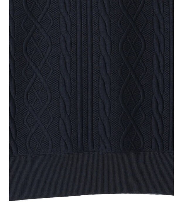 CRAFT STANDARD BOUTIQUE ケーブル柄カットプルオーバー1 Navy