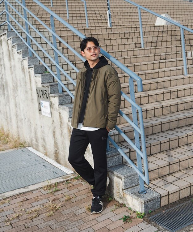 SHARE PARK MENS 【UNISEX】モンスター中綿カーディガン（L・XLサイズ） オリーブ