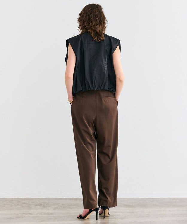 BEIGE， 【洗える】LANTANA / ビックポケットノースリーブブルゾン Black