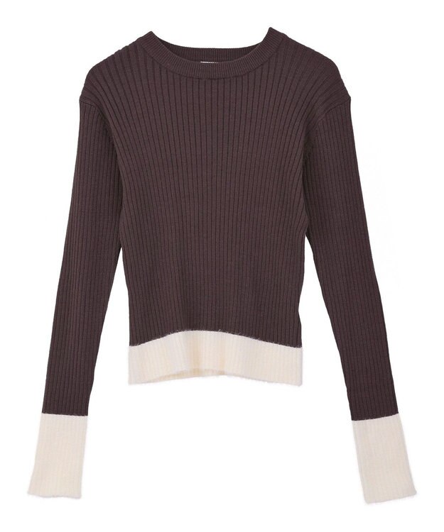 CRAFT STANDARD BOUTIQUE とてもち袖シャギーニットプルオーバー Brown