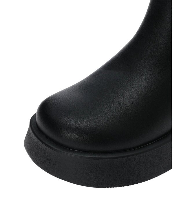 Green Parks ＲＵＰＩＳ．厚底サイドゴアブーツ Black