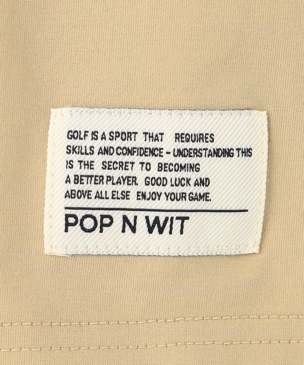 PW CIRCULUS 【MEN】DOVE グラフィックモックT ゴルフ ベージュ系