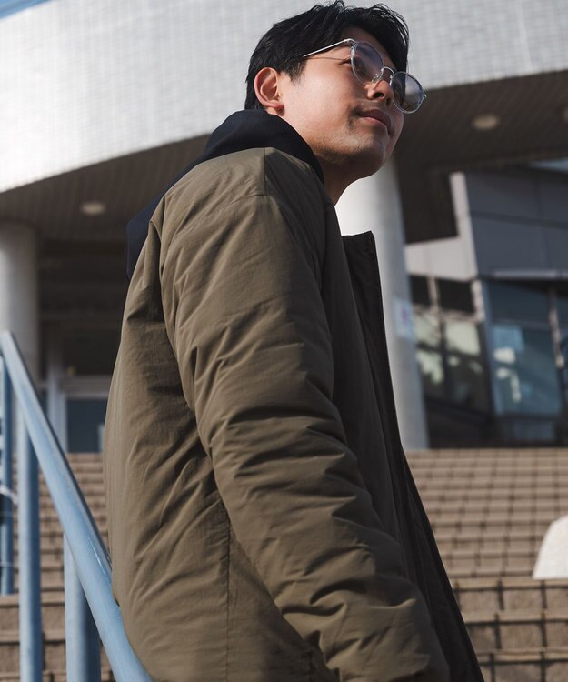 SHARE PARK MENS 【UNISEX】モンスター中綿カーディガン（L・XLサイズ） オリーブ