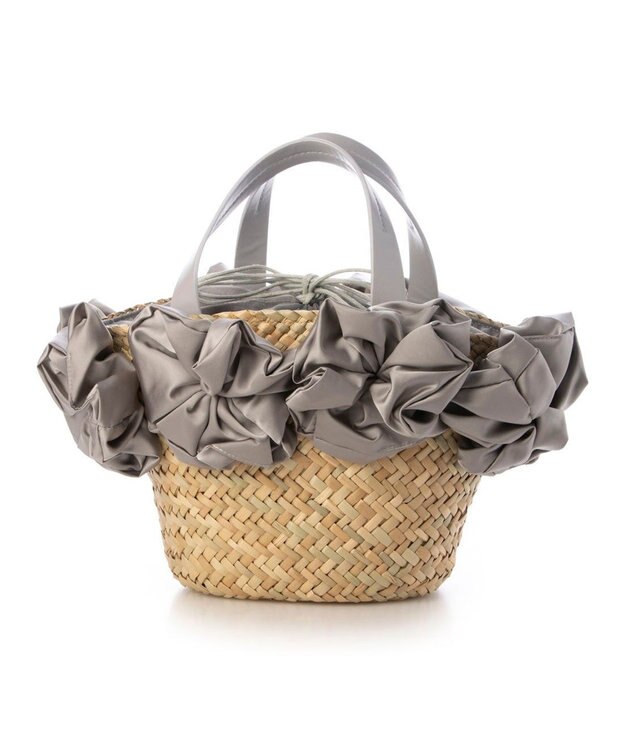 UNBILLION カカトゥ kakatoo / コサージュカゴバッグ GY