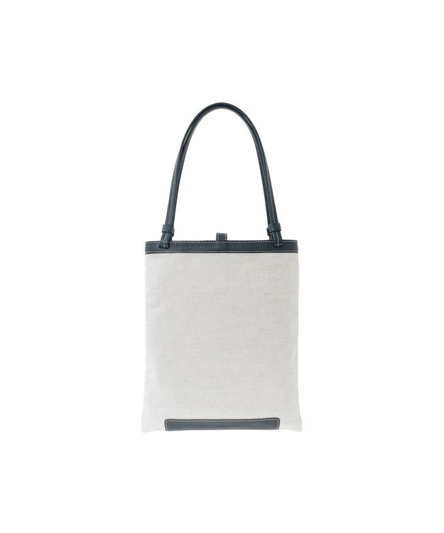 genten タペストリーカットワーク トートバッグ ネイビーブルー