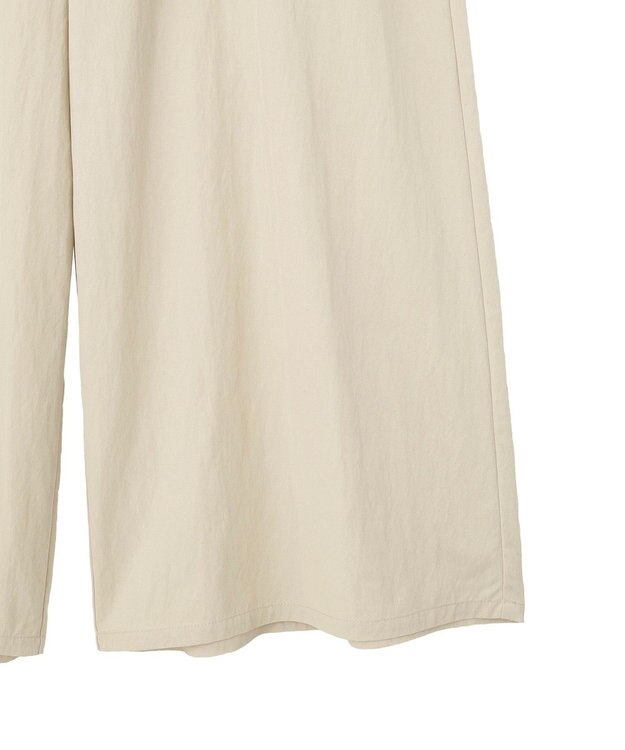 Green Parks 胸元バルーンワイドシルエットサロペット Light Beige