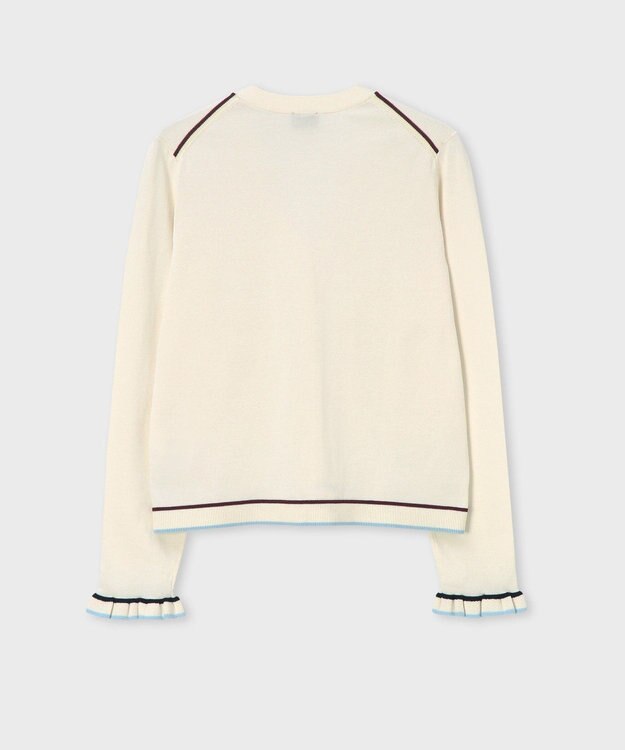 Paul Smith 【洗える】フレアスリーブ カーディガン オフホワイト