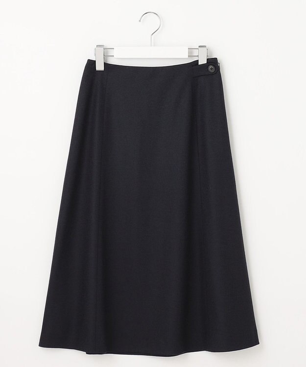 J.PRESS LADIES アクアレジェンドウールジャージー スカート ネイビー系