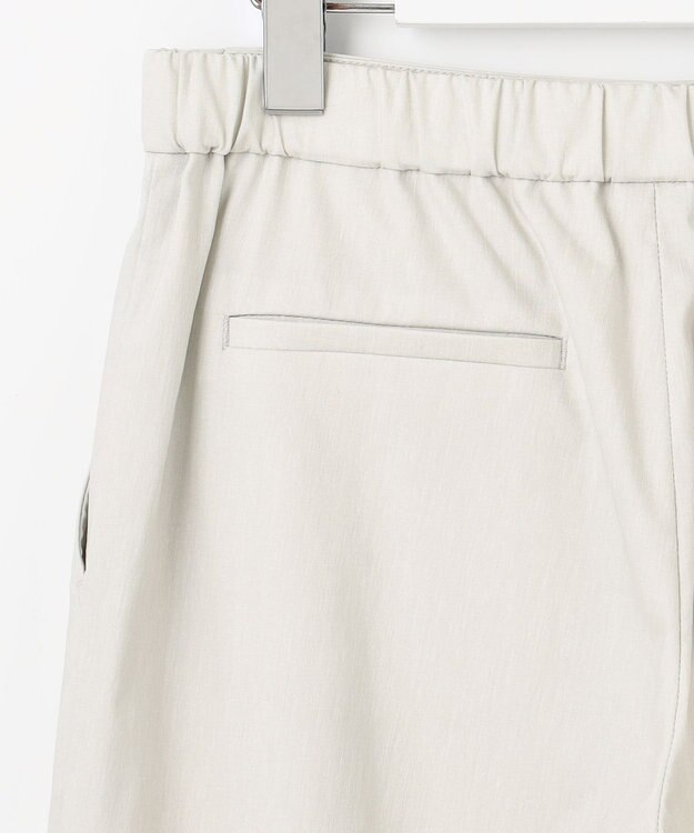 J.PRESS LADIES 【洗える】セルロースリネンストレッチ イージー パンツ ライトグレー系