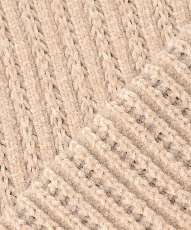 ANY レーシーモールニット ライトベージュ