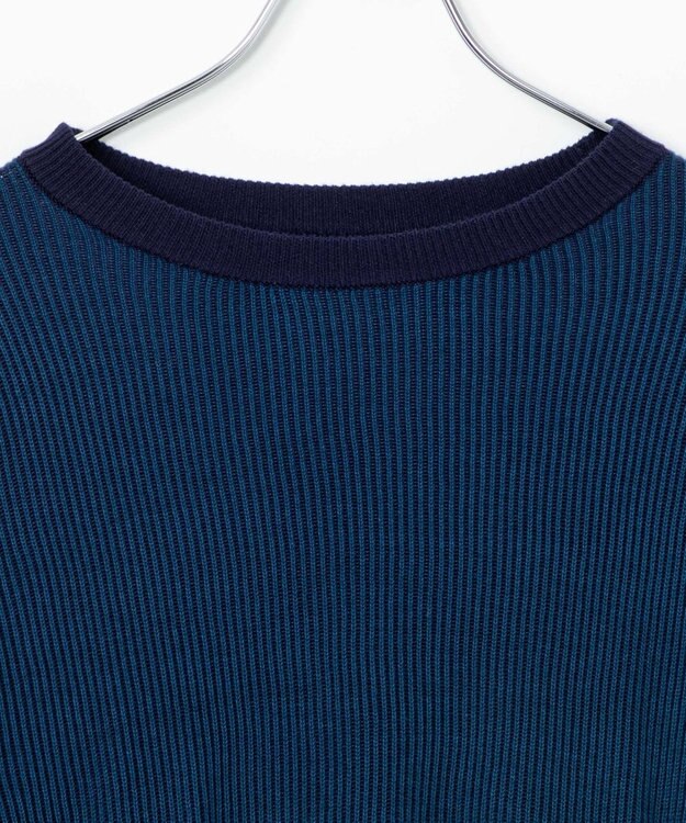 WEGO リバーシブルニットトップス ブルー