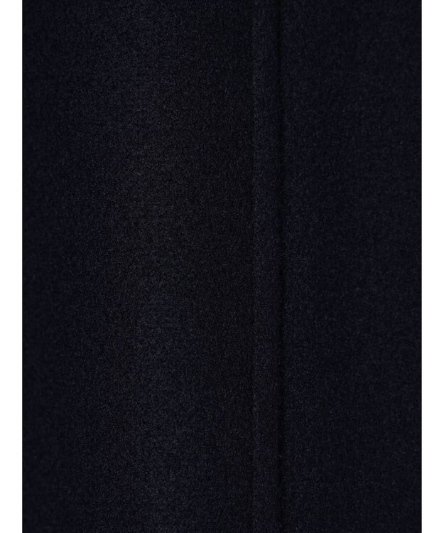 Green Parks 洗えるノーカラーショートコート Dark Navy