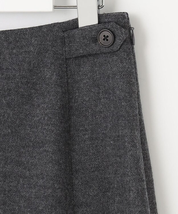 J.PRESS LADIES アクアレジェンドウールジャージー スカート ライトグレー系