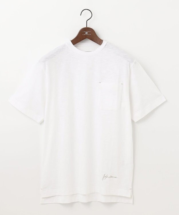 JOSEPH ABBOUD MOUNTAIN 【SPACE／UNISEX】オーガニックコットン ヴィンテージ　カラーTシャツ ホワイト系