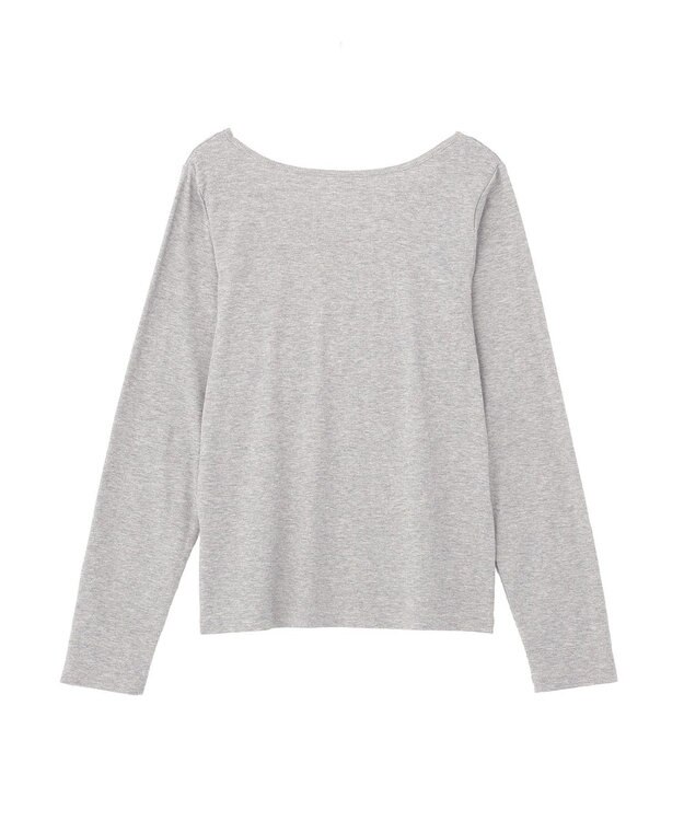 Green Parks バレエネックリブインナー Gray Mixture