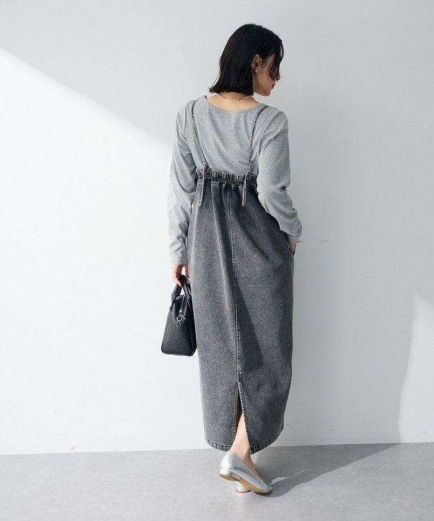 Green Parks バレエネックリブインナー Gray Mixture