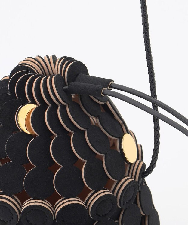 BEIGE， 【一部店舗限定】MARY AL TERNA / MOON メタルパーツショルダーバック Black