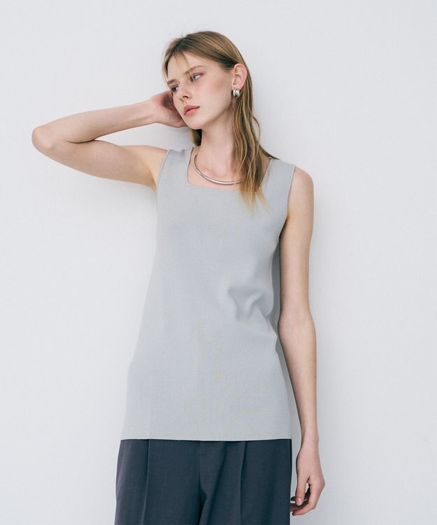 uncrave 2WAYタンクトップ アイスグレー