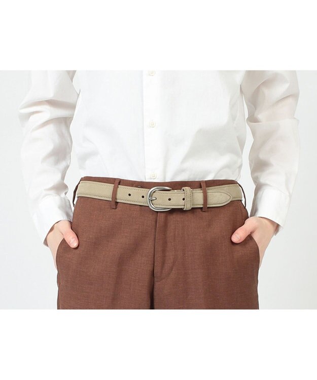 REGAL FOOT COMMUNITY 【リーガル】TS86 プレミアム スエードベルト ベルト ベージュスエード