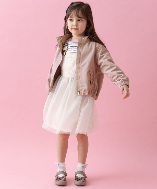 ANY KIDS マウンテンパーカー ピンクベージュ