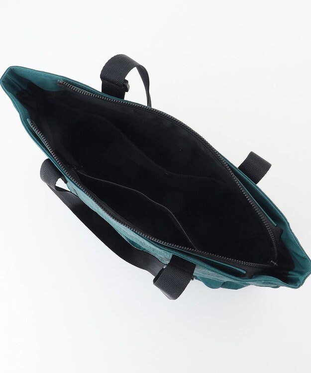 YUSHI RiVER - TOTEBAG トートバッグ  シワ加工 ブルーグリーン