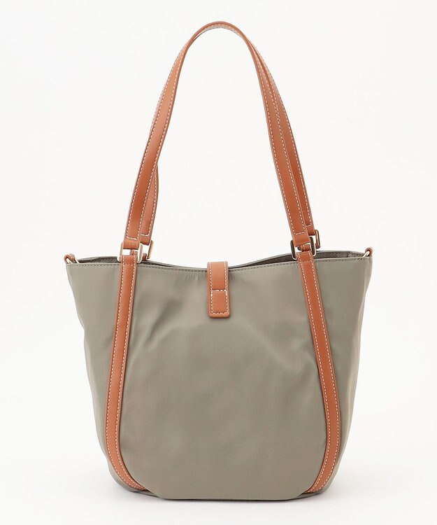 LA BAGAGERIE ひねり金具付きエレガンストート　Sサイズ グレージュ